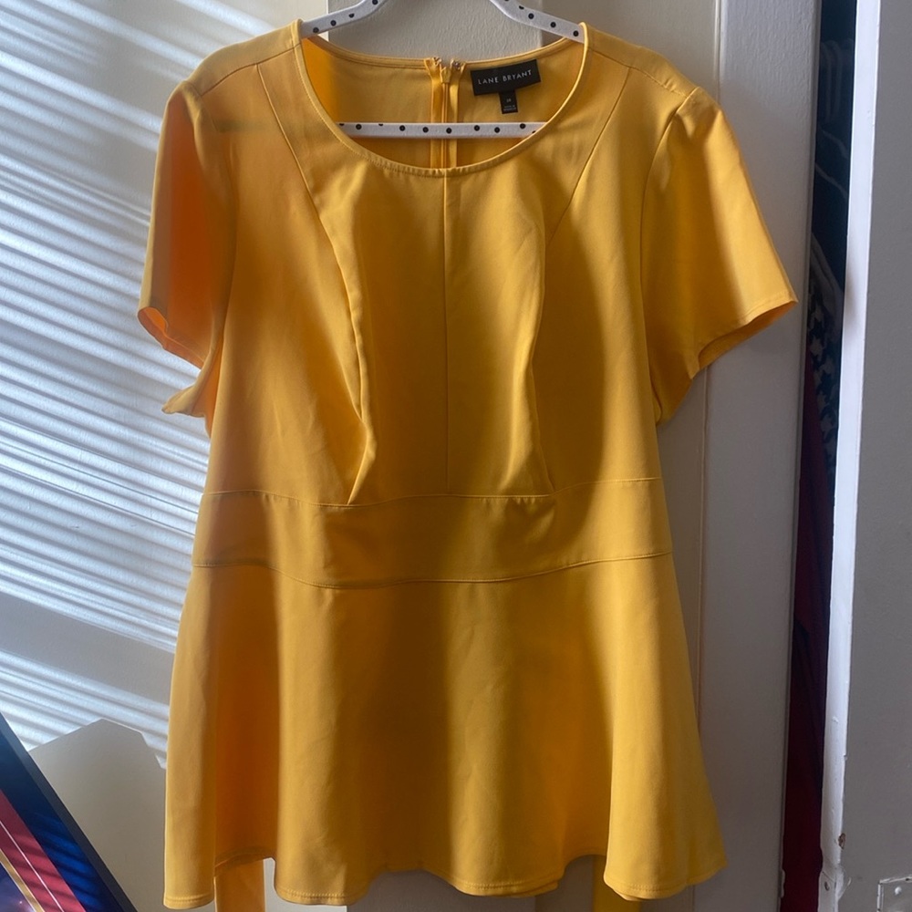 Peplum dress shirt